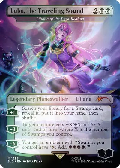 Luka, the Traveling Sound - Liliana of the Dark Realms - Rainbow Foil
