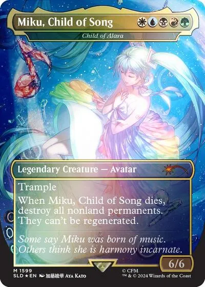 Miku, Child of Song - Child of Alara - Rainbow Foil