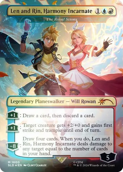 Len and Rin, Harmony Incarnate - The Royal Scions - Rainbow Foil