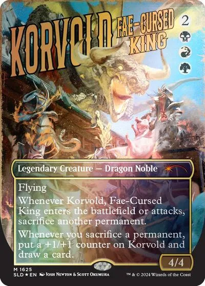 Korvold, Fae-Cursed King - Rainbow Foil