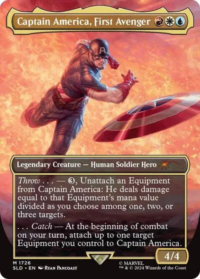 Captain America, First Avenger - Rainbow Foil