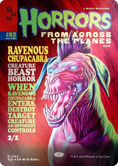 Ravenous Chupacabra - Rainbow Foil