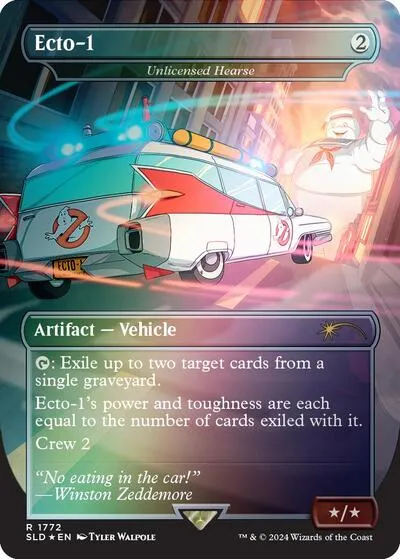 Ecto-1 - Unlicensed Hearse - Rainbow Foil