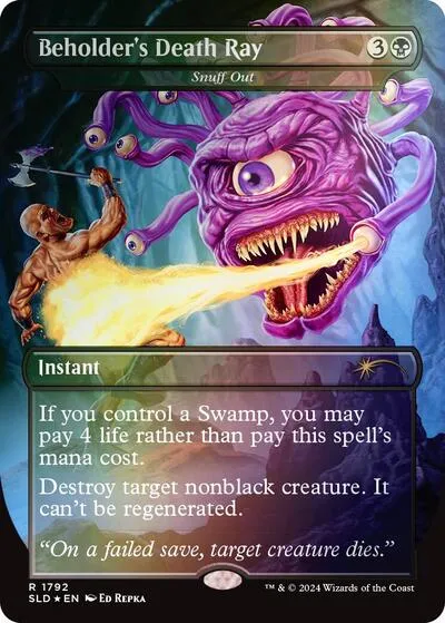 Beholder's Death Ray - Snuff Out - Rainbow Foil