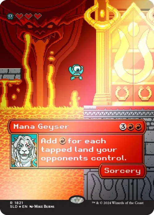 Mana Geyser - Rainbow Foil