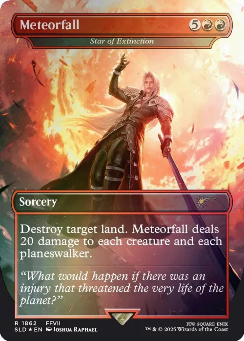Meteorfall - Star of Extinction - Rainbow Foil