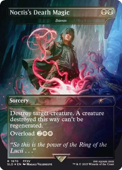 Noctis's Death Magic - Damn - Rainbow Foil