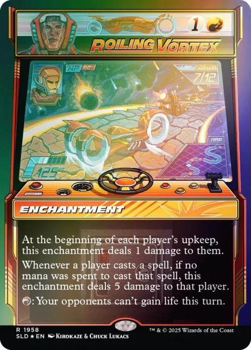Roiling Vortex - Rainbow Foil