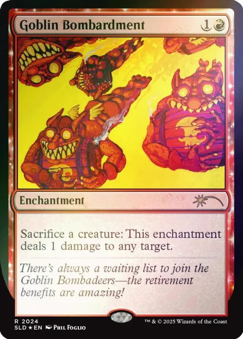Goblin Bombardment - Rainbow Foil