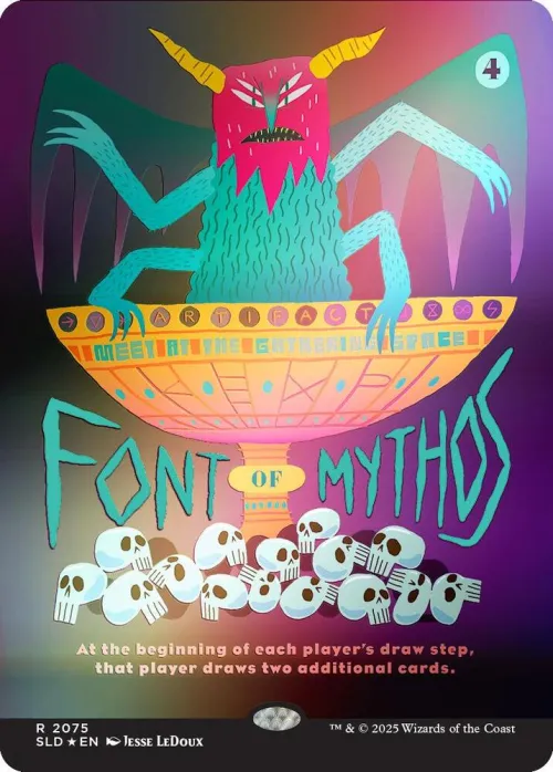 Font of Mythos - Rainbow Foil