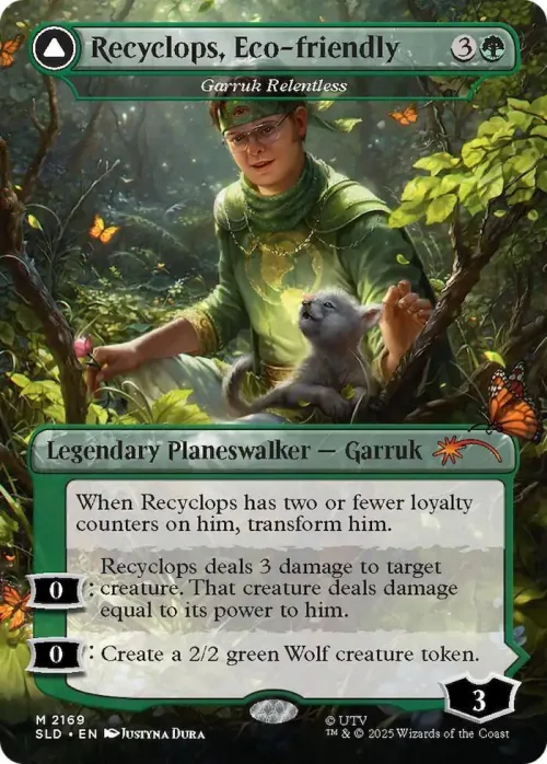 Recyclops, Eco-friendly - Garruk Relentless - Foil