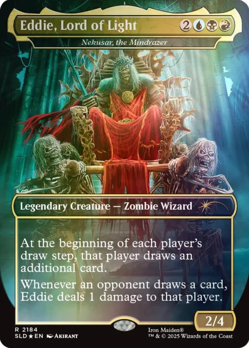 Eddie, Lord of Light - Nekusar, the Mindrazer - Rainbow Foil