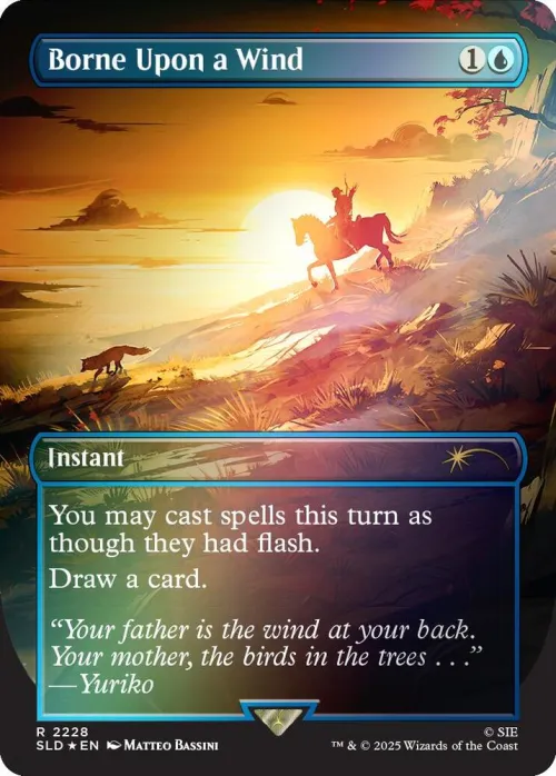 Borne Upon a Wind - Rainbow Foil