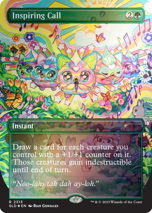 Inspiring Call - Rainbow Foil