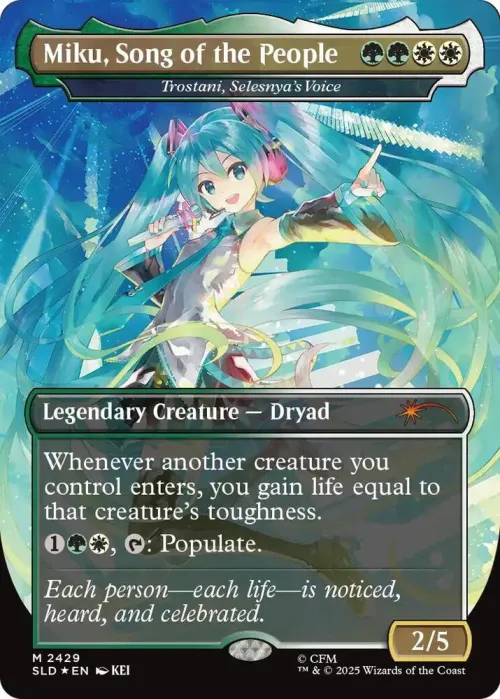 Miku, Song of the People - Trostani, Selesnya's Voice