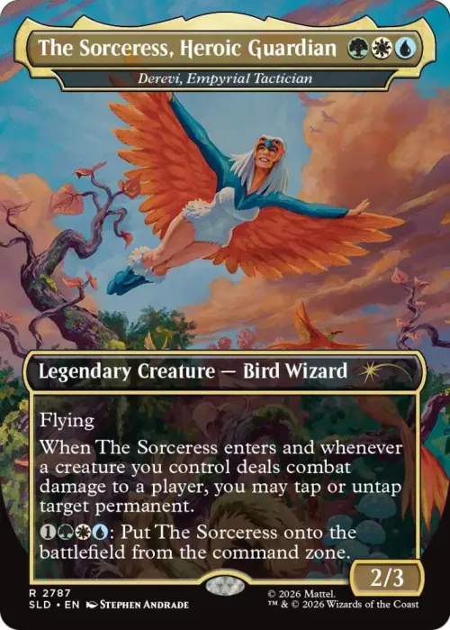 The Sorceress, Heroic Guardian - Derevi, Empyrial Tactician - Foil
