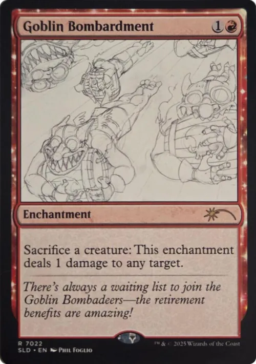 Goblin Bombardment - Foil