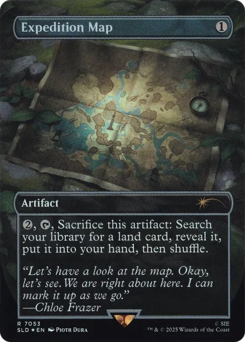 Expedition Map - Rainbow Foil
