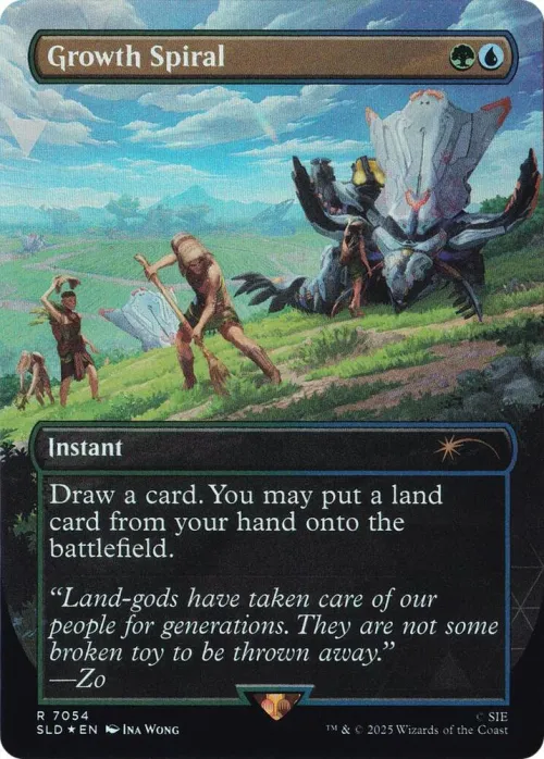 Growth Spiral - Rainbow Foil