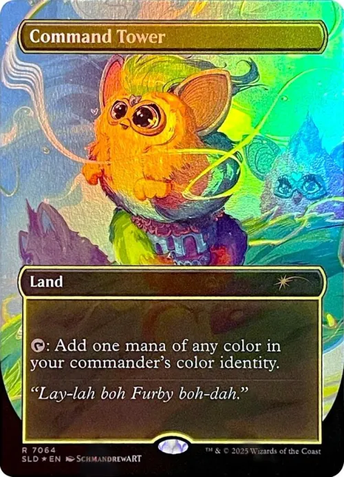 Command Tower - Rainbow Foil