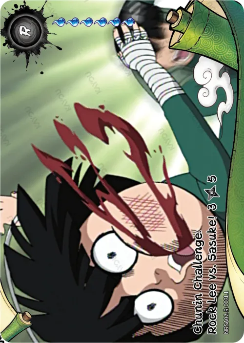 Chunin Challenge: Rock Lee vs Sasuke! (3/5)