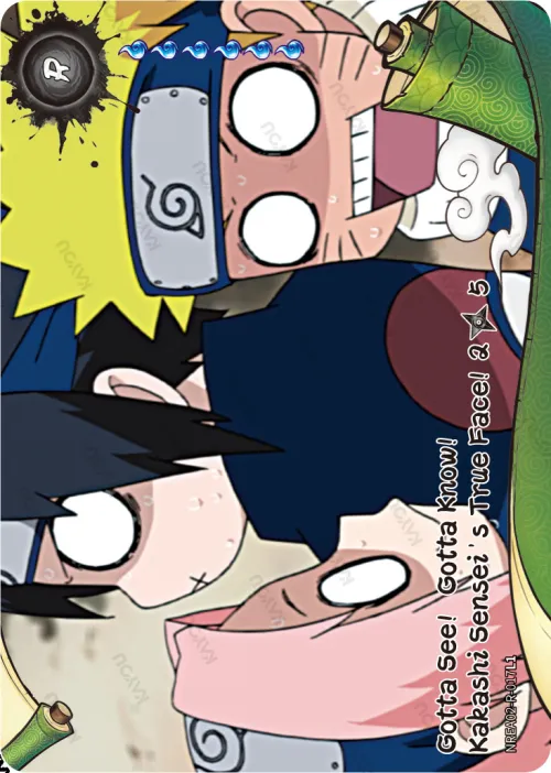 Gotta See! Gotta Know! Kakashi Sensei's True Face
