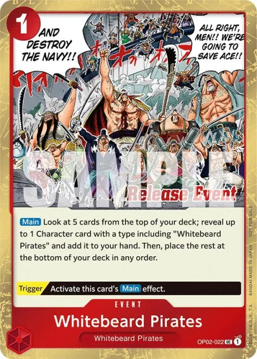 Whitebeard Pirates - St15 St20 Release Event Winner