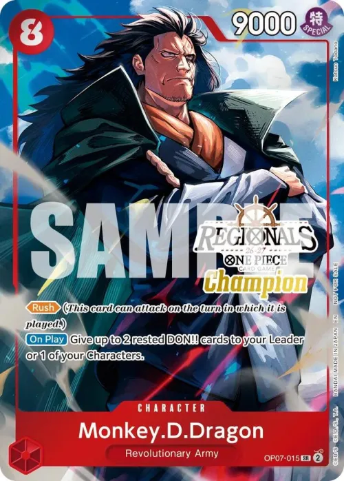 Monkey.D.Dragon - Regionals Champion Card Set 26