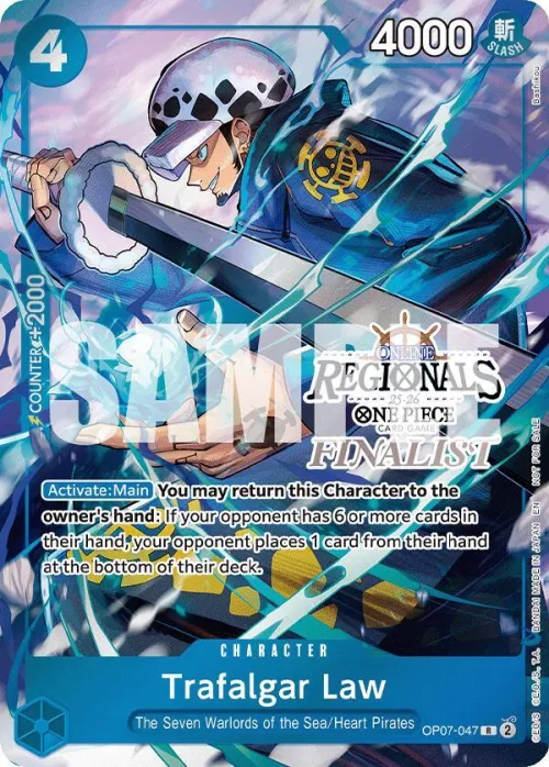 Trafalgar Law - Online Regional Finalist Card 
