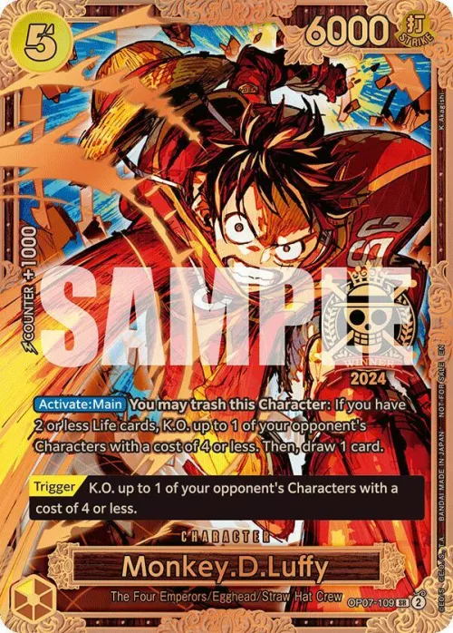 Monkey.D.Luffy - Championship 2024 World Final 