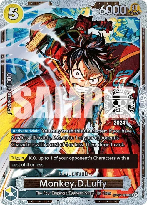 Monkey.D.Luffy - Championship 2024 World Fin 2