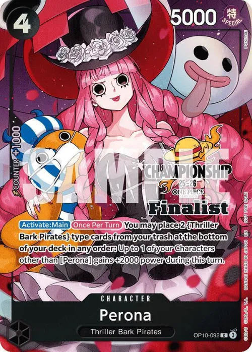 Perona - Cs 25 26 Finalist Card Set 1