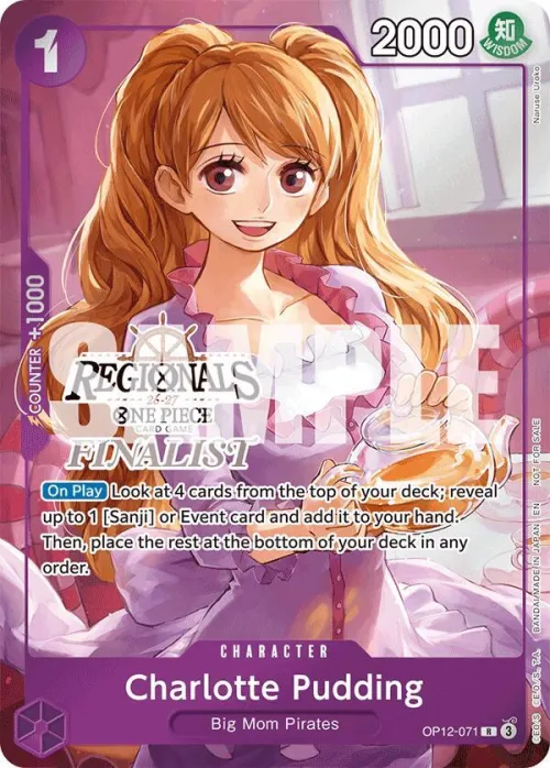 Charlotte Pudding - Regionals Finalist Card Set 26
