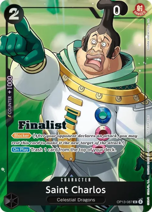 Saint Charlos - Finalist Card Set Vol 1