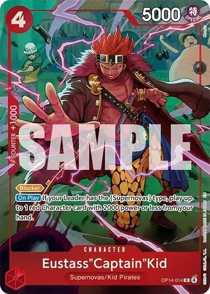 Eustass"Captain"Kid - One Piece Card Game Illustrati