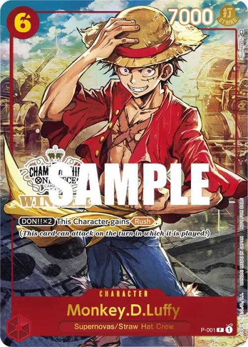 Monkey.D.Luffy - Store Championship Trophy Card