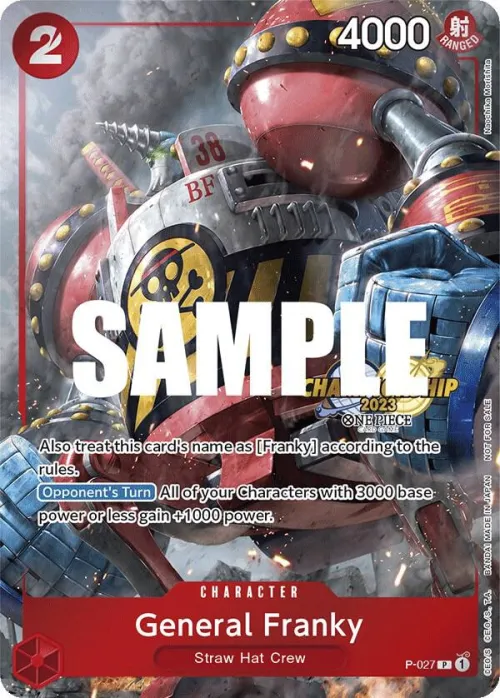 General Franky - Cs 2023 Event Pack