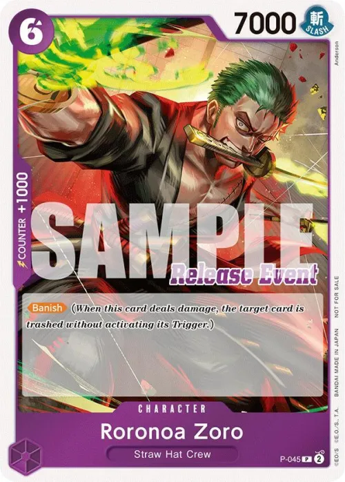 Roronoa Zoro - St15 St20 Release Event Winner