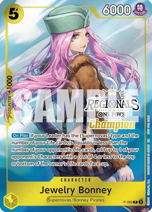 Jewelry Bonney - Online Regional Champion Card 