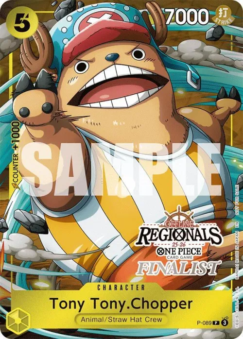 Tony Tony.Chopper - Offline Regional Finalist Card