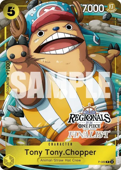 Tony Tony.Chopper - Online Regional Finalist Card 