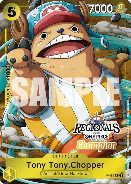 Tony Tony.Chopper - Online Regional Champion Card 