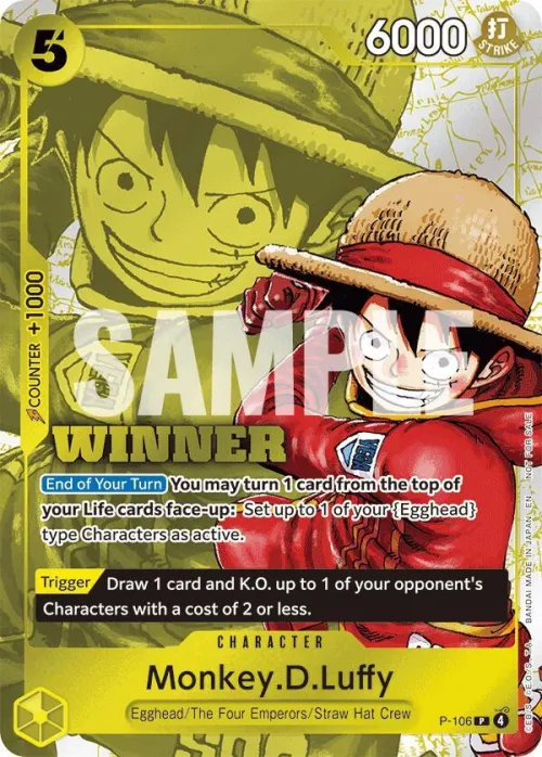 Monkey.D.Luffy - Winner Pack 2026 Vol 2