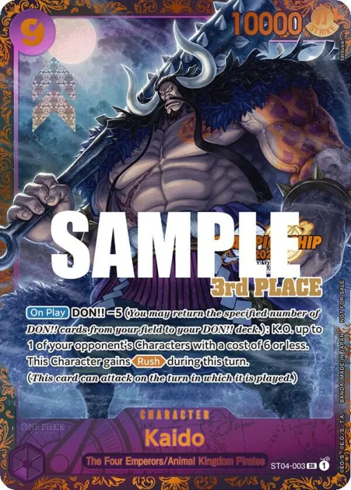 Kaido - Cs 2023 Trophy Card 3rd Place
