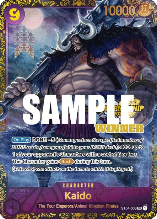 Kaido - Cs 2023 Trophy Card Winner