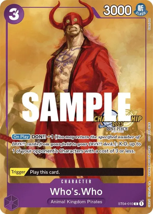 Who's.Who - Cs 2023 Celebration Pack