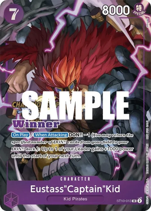 Eustass"Captain"Kid - Cs 2023 Top Players Pack Winne