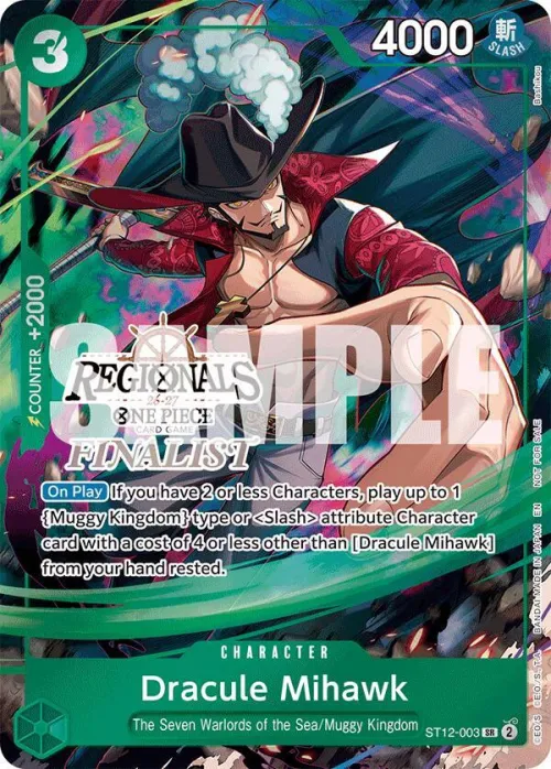 Dracule Mihawk - Regionals Finalist Card Set 26