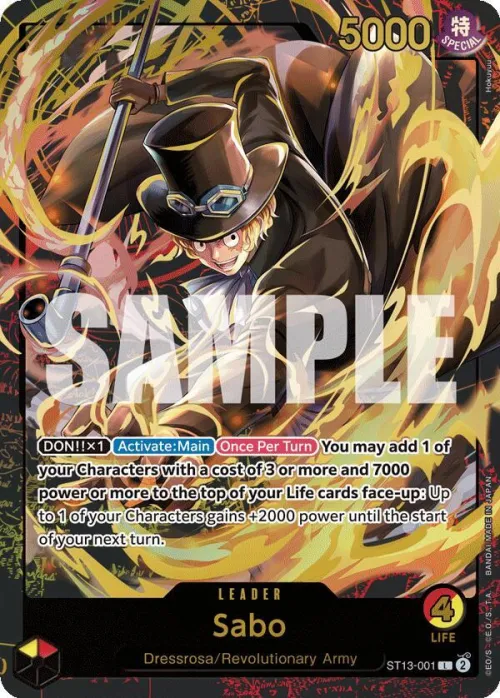 Sabo - Premium Card Collection Leader