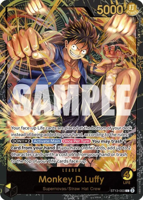 Monkey.D.Luffy - Premium Card Collection Leader